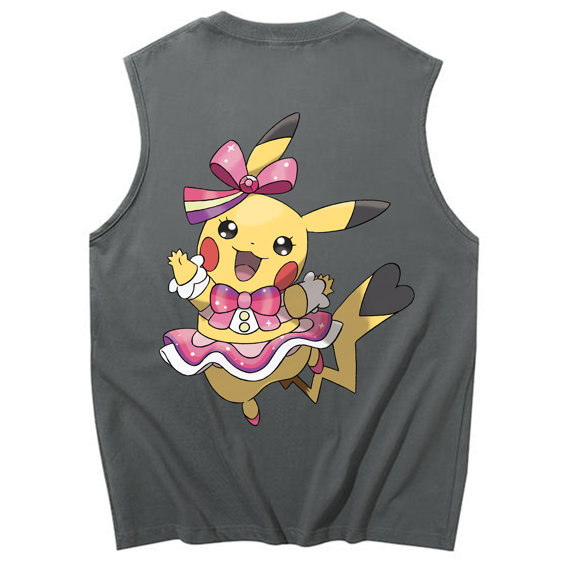 （画像用） ポケットモンスター Pokémon コットン100％タンクトップ（背面プリント）